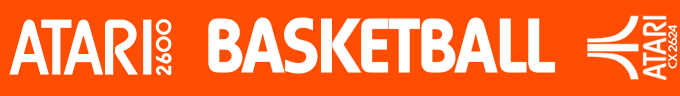 Basketball logo for Atari 2600